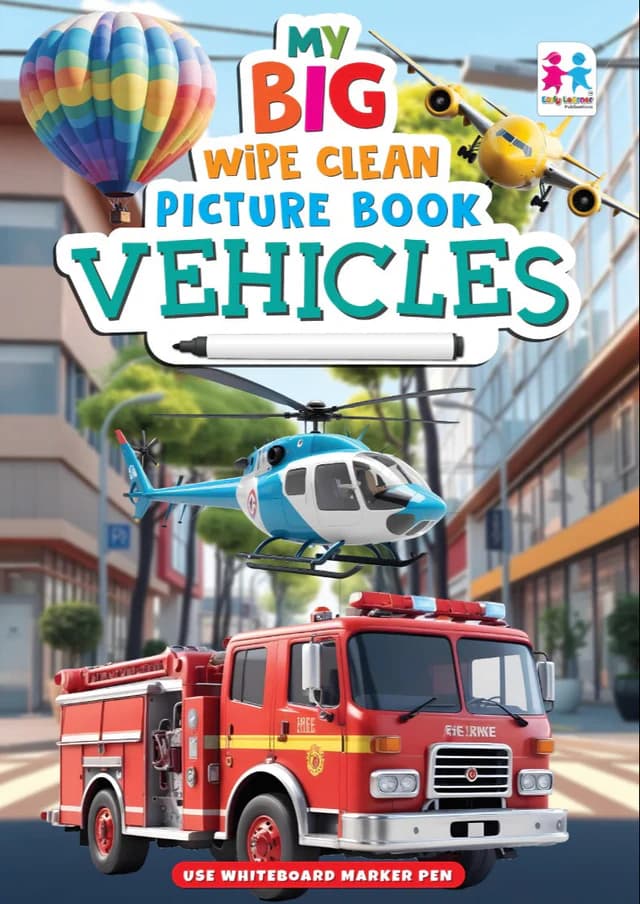My Big Wipe Clean Picture Book Vehicles