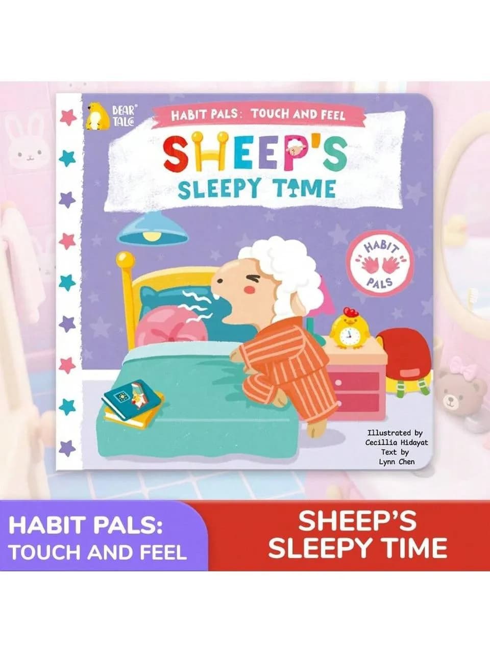 BT-Push-Pull Book Habit Pals: Sheep's Sleepy Time