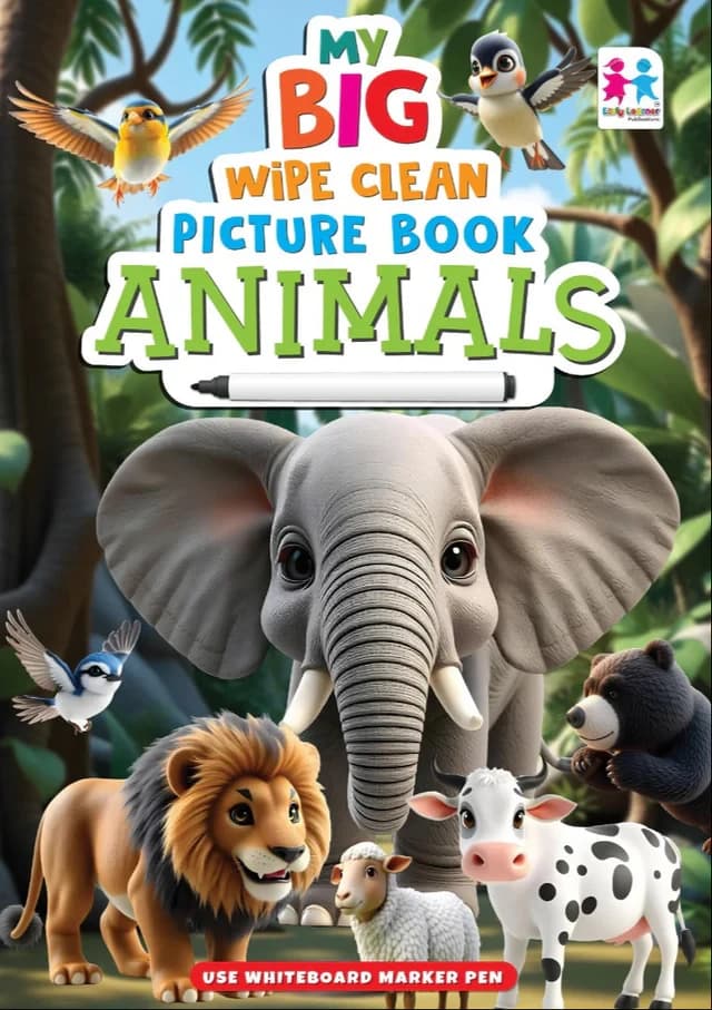My Big Wipe Clean Picture Book Animals