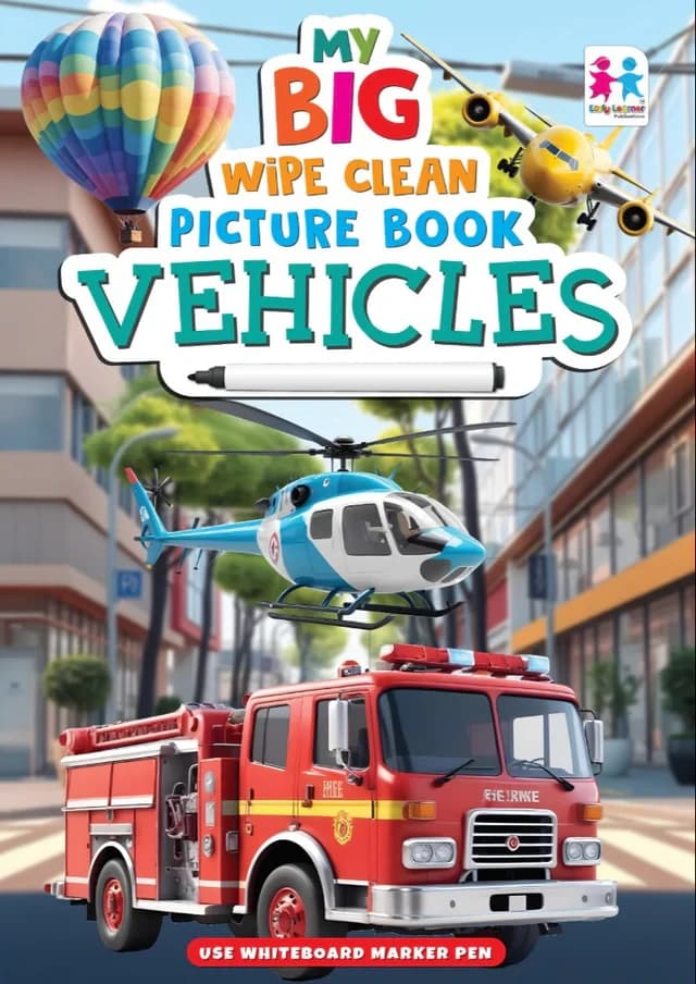 My Big Wipe Clean Picture Book Vehicles