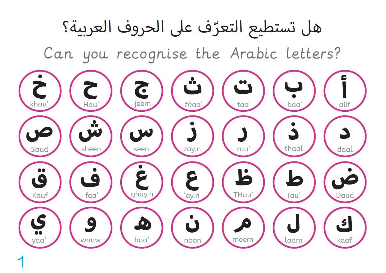 Lets Read Arabic-Letter Shapes & Sounds (1) — image 3