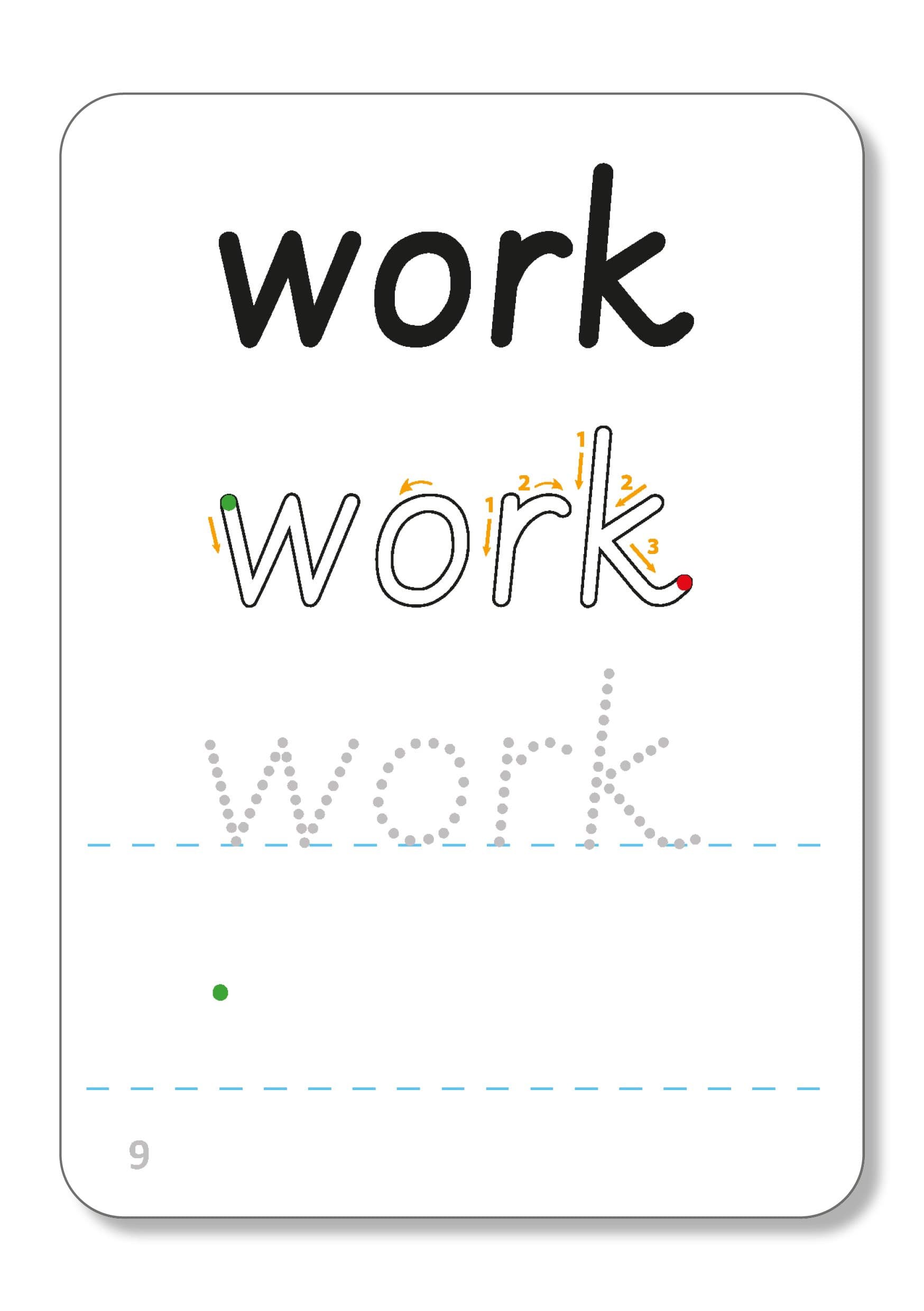 Actions In English - Write & Wipe Flash Cards — image 2