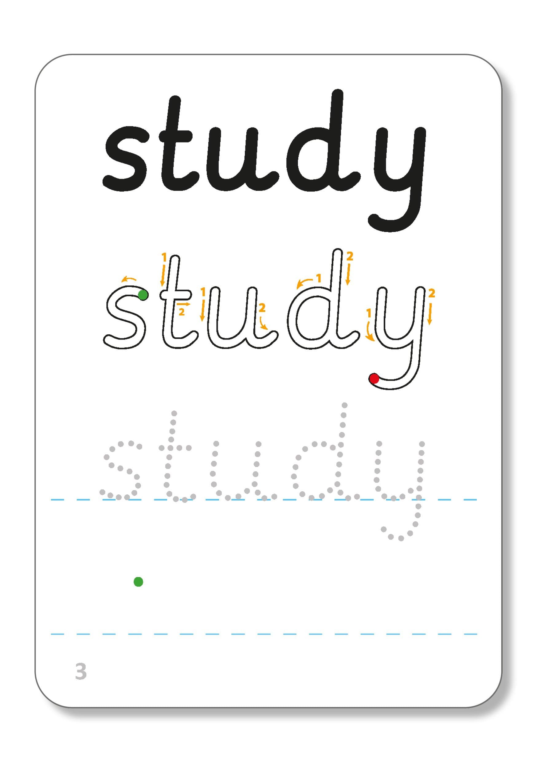 Actions In English - Write & Wipe Flash Cards — image 4