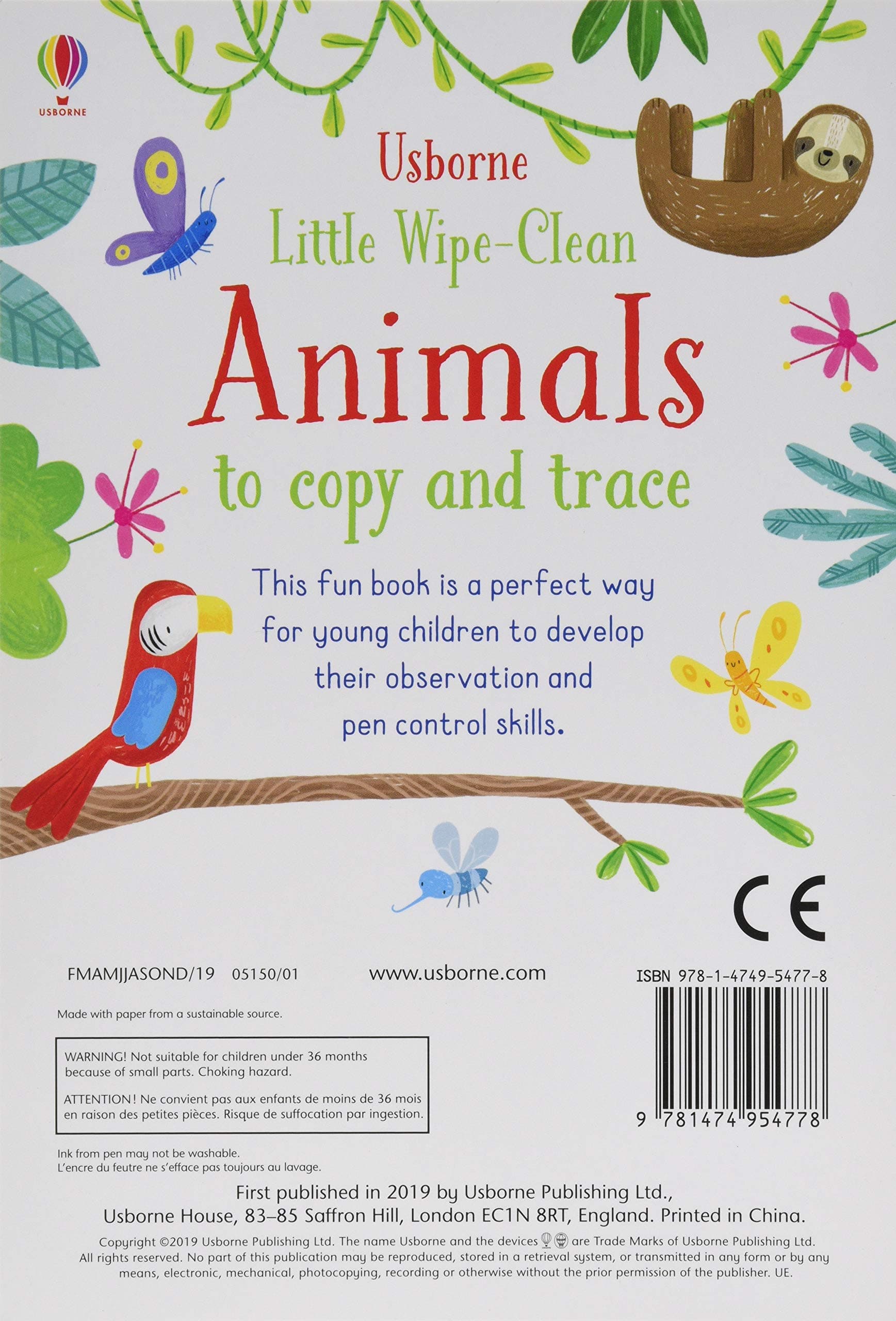 Little wipe Clean Animals to copy and trace — image 2