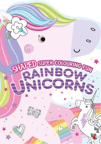 Shaped Super Colouring Fun: Sparkling Unicorns
