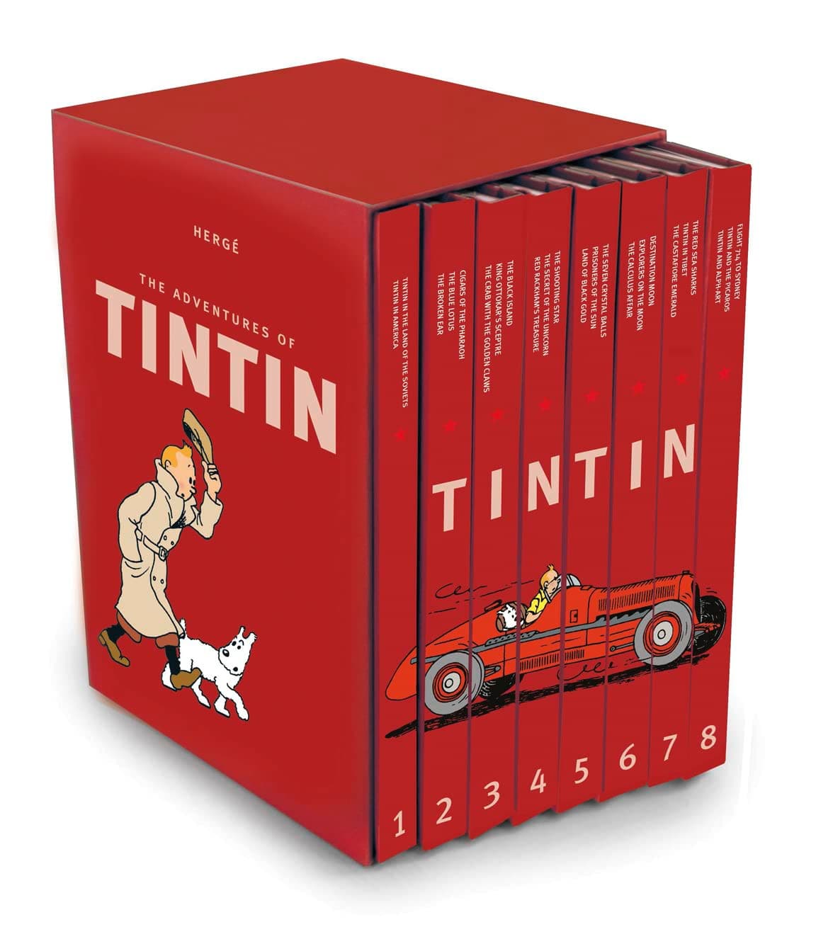 The Adventures Of Tintin (8 Books)