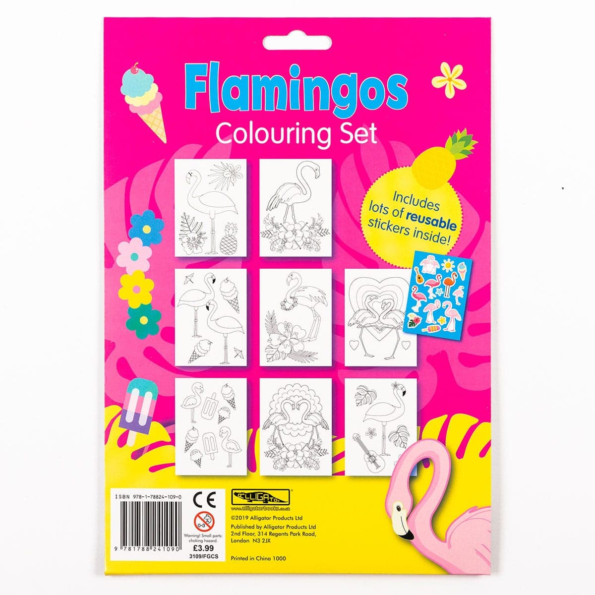 Flamingo Colouring Set — image 3