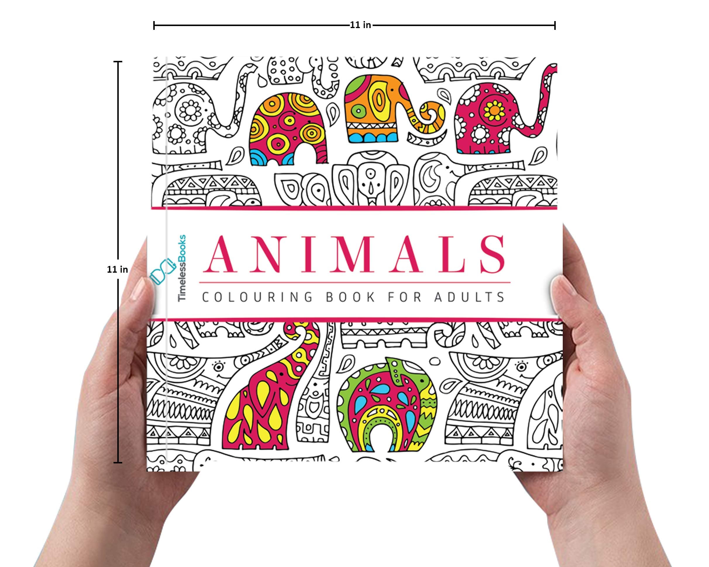Animals Colouring Book For Adults — image 3