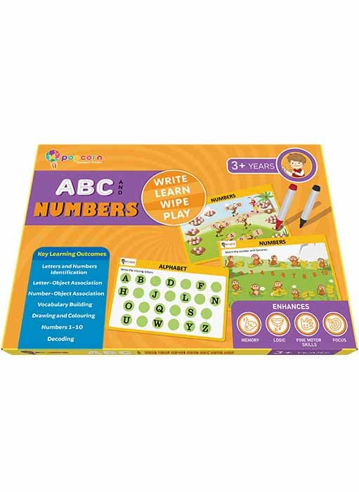 Write Learn wipe play ABC Numbers