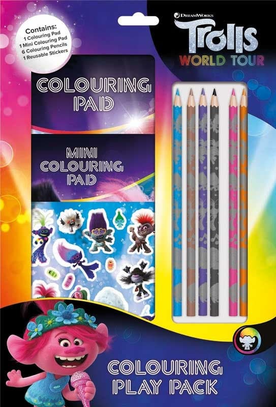 Trolls 2 Colouring Play Pack
