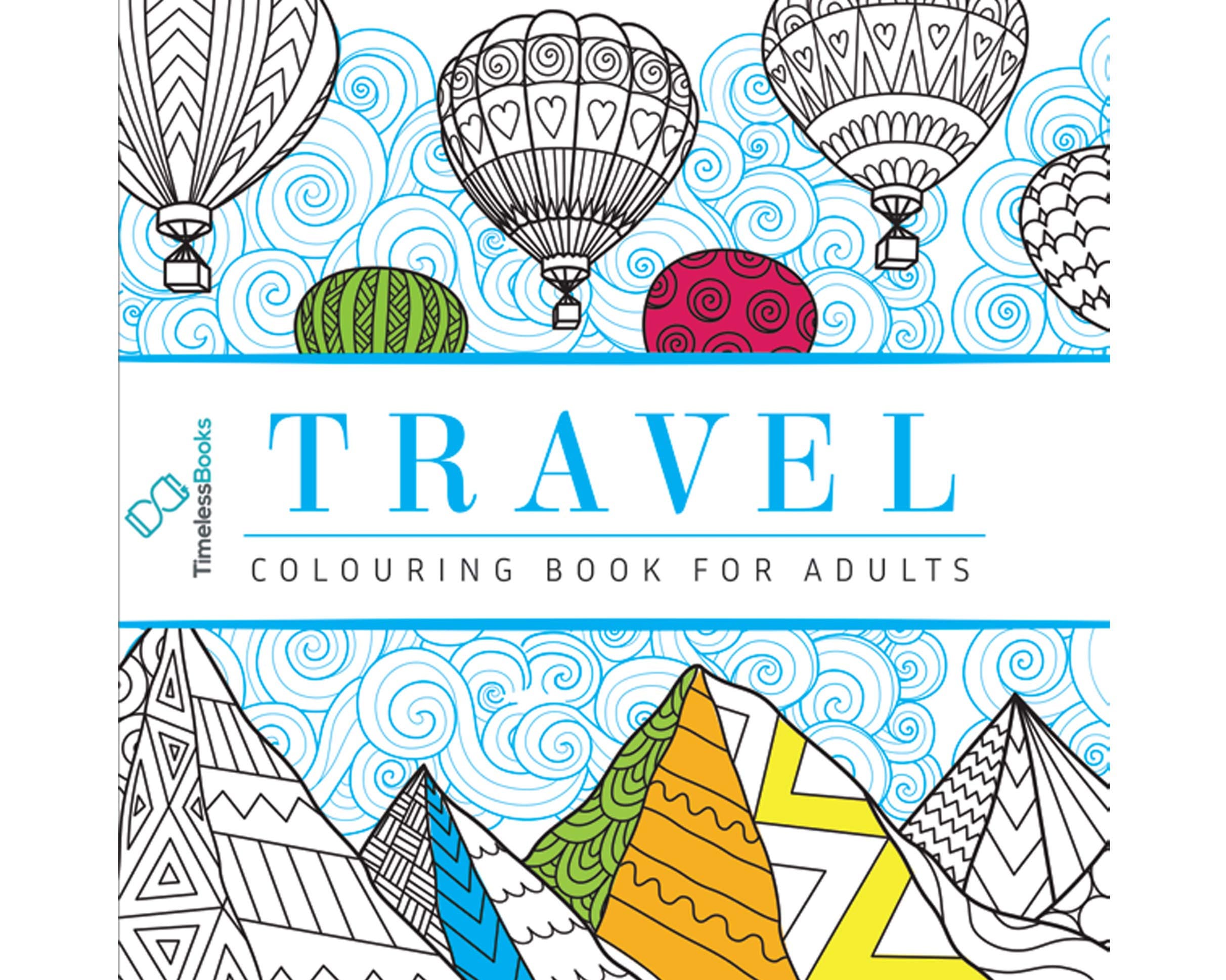 Travel Colouring Book For Adults — image 1